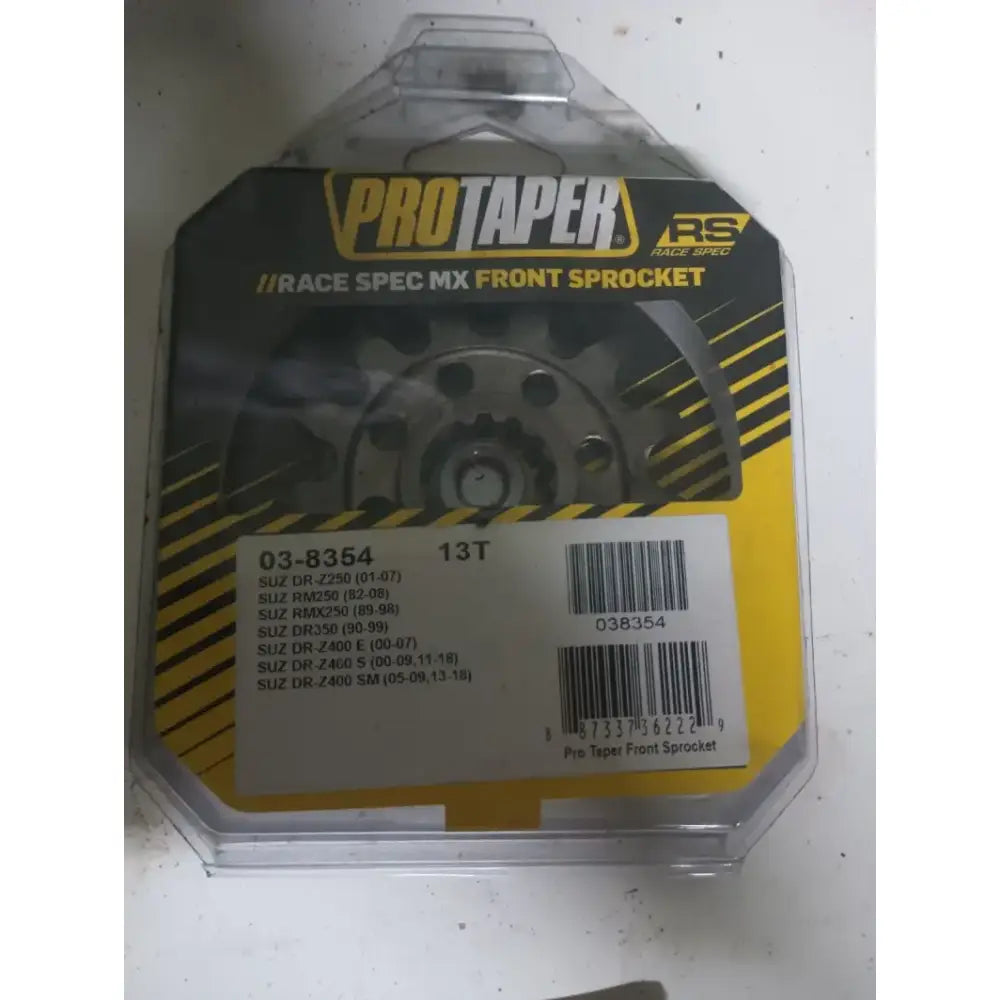 Pro Taper Suzuki front sprocket in packaging boosts your motorcycle’s performance on Suzuki models