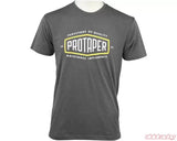 Gray ProTaper T-shirt shown in ProTaper Tee Large Dark Grey style for daily casual wear