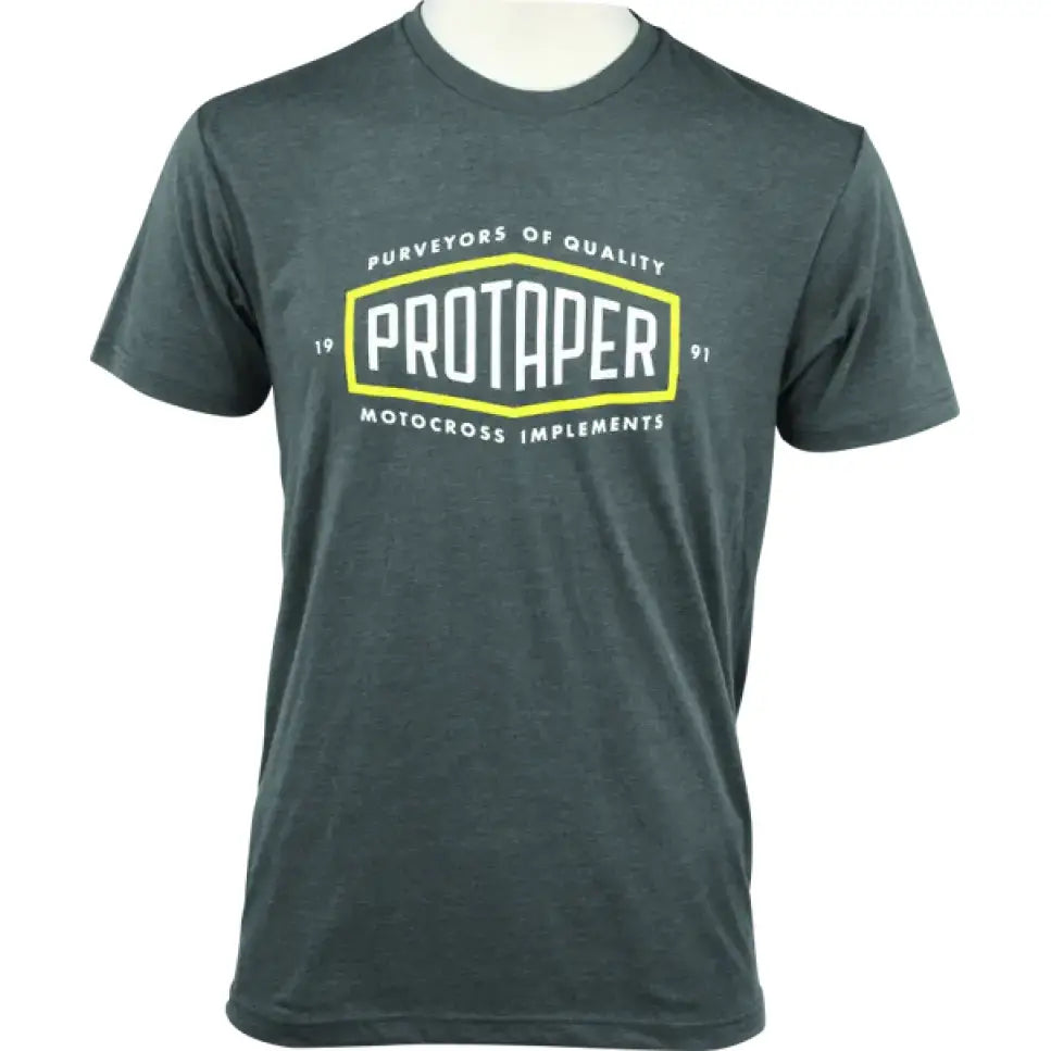 Gray ProTaper Tee Medium in dark grey for a casual, comfy look