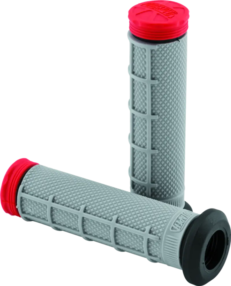 ProTaper Tri Density ATV 1/2 Waffle Grips - Red - 024866 - Controls