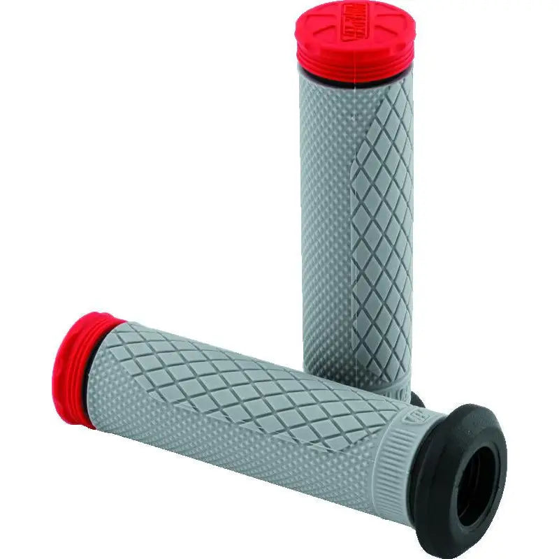 ProTaper 024878 ProTaper Tri Density Full Diamond ATV Grips - Red - 024878
