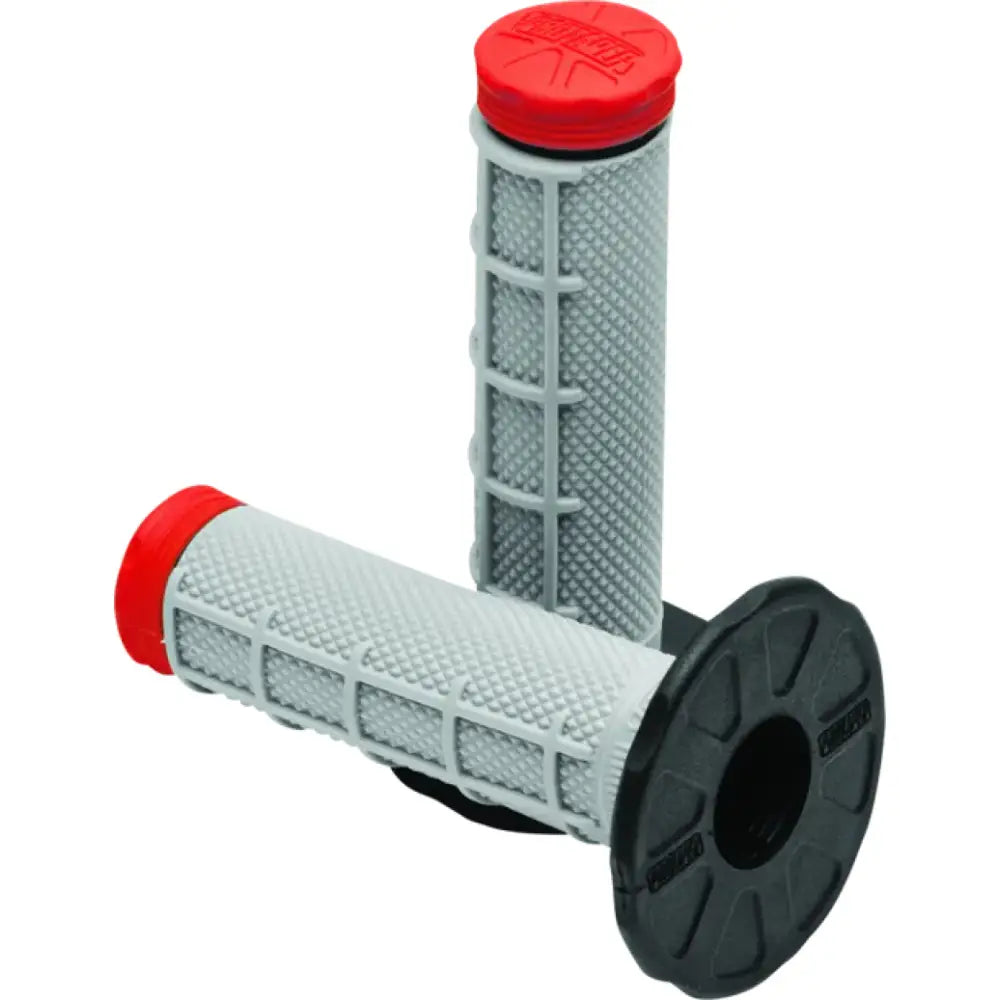 Gray and red ProTaper Tri Density MX 1/2 Waffle Grips for better grip