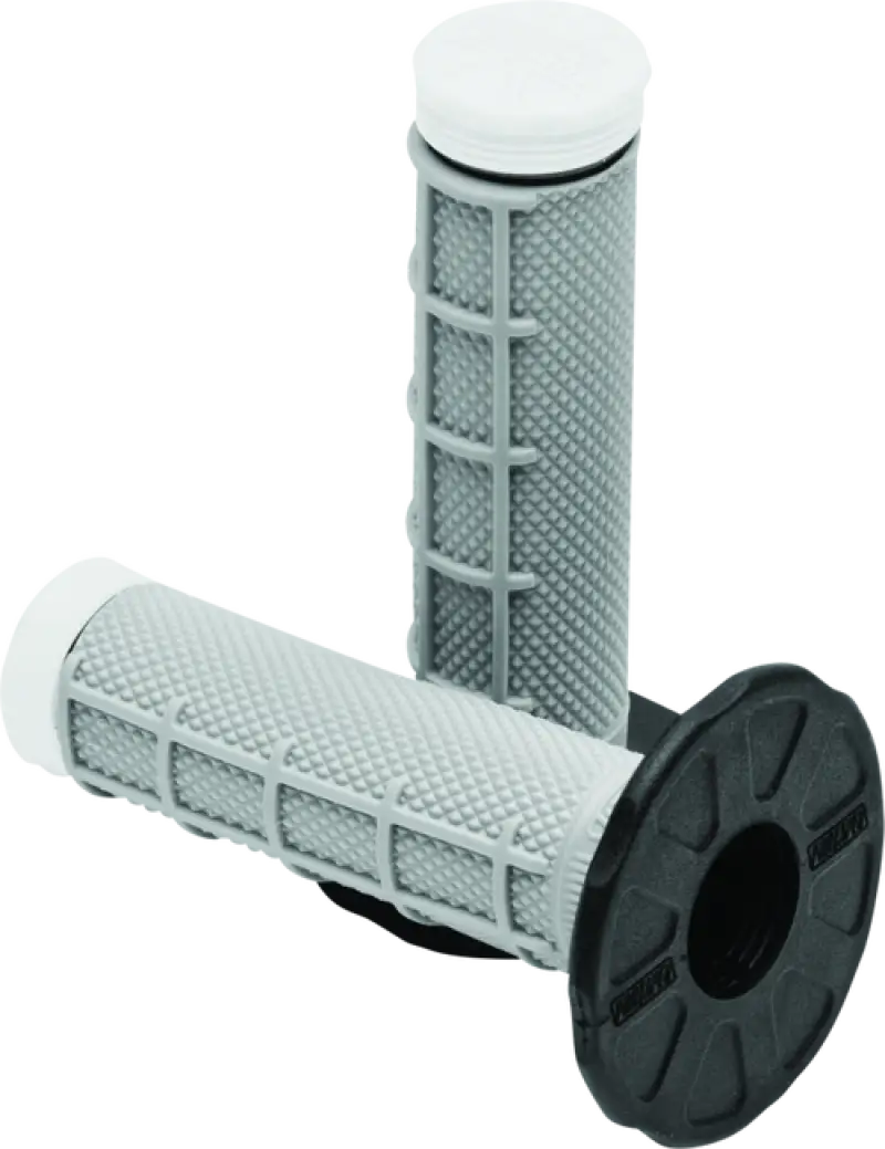 Gray textured handlebar grips for ProTaper Tri Density MX 1/2 Waffle Grips
