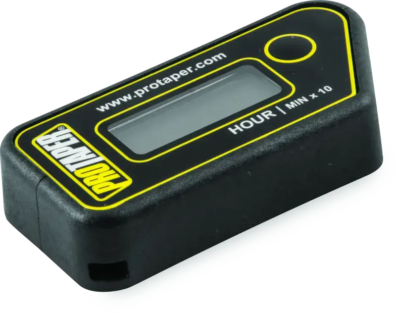 Black digital ProTaper Wireless Hour Meter showing digital display for easy reading