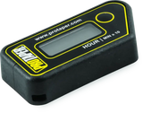 Black digital ProTaper Wireless Hour Meter showing a wireless hour meter display