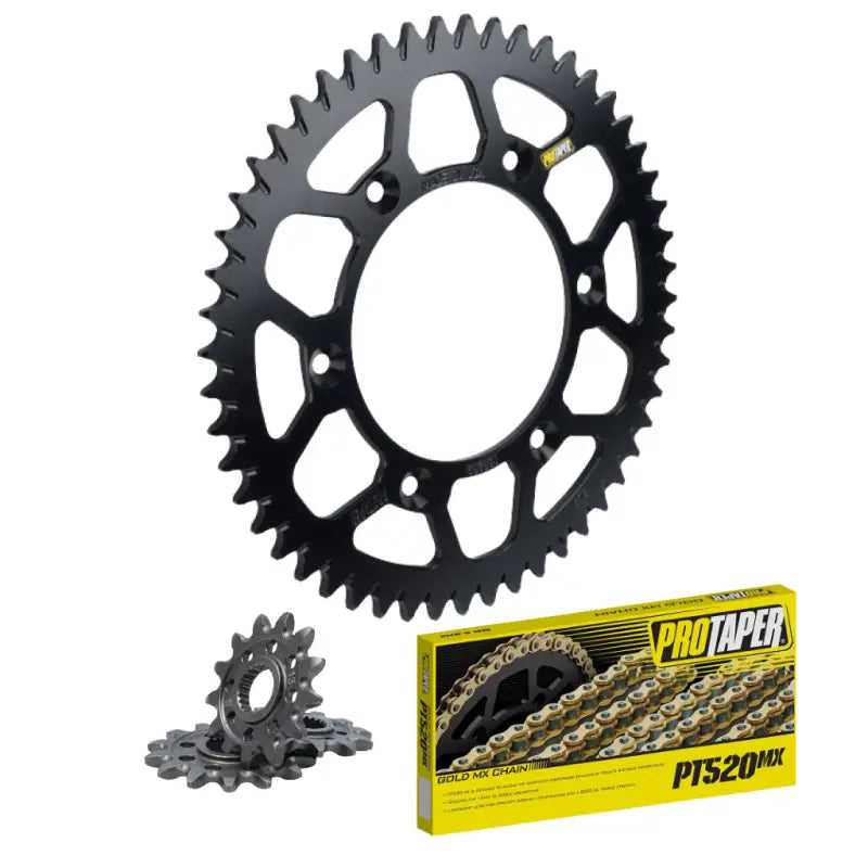 Motorcycle chain and sprocket kit for ProTaper Yamaha Kawasaki front sprocket 13 teeth