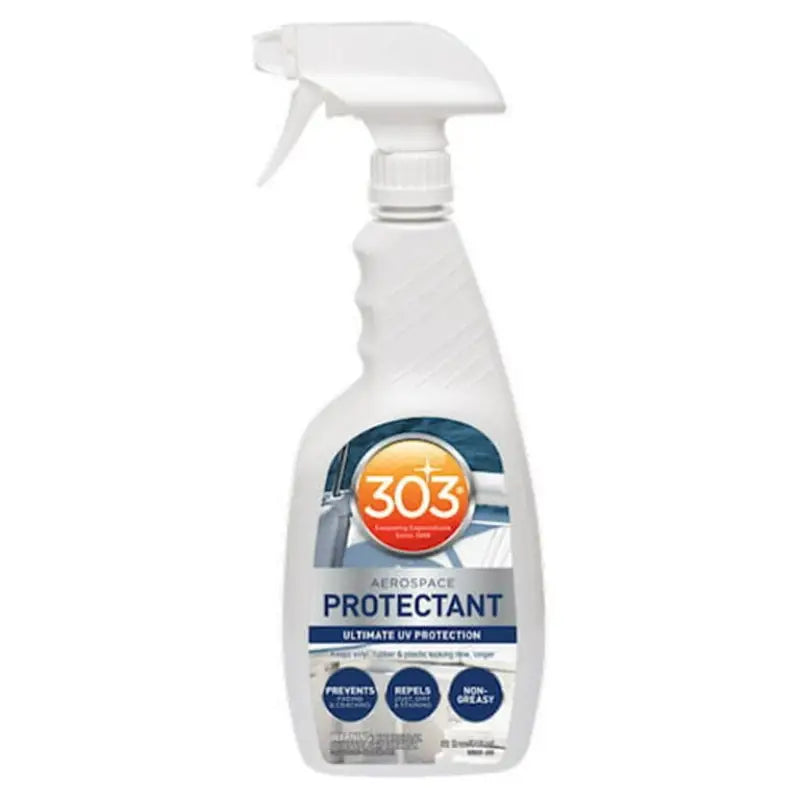 White spray bottle of 303 Aerospace Protectant sample for RV parts & accessories