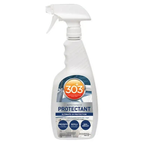 White spray bottle of 303 Aerospace Protectant sample for RV parts & accessories