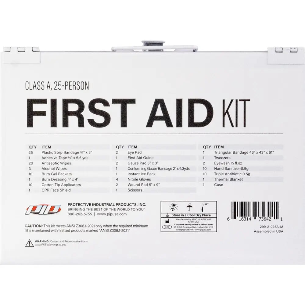 Protective I Metal Case First Aid Kit 299-21025A-M - Ansi Class 25 PE