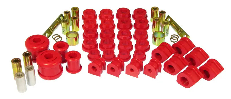 Red polyurethane bushing kit for Honda Civic total kit upgrade