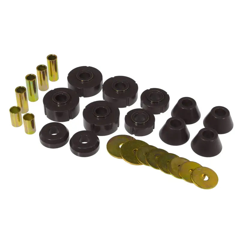 Prothane 7-101-BL Prothane 67-72 Chevy C10 Body Mount Kit - Black