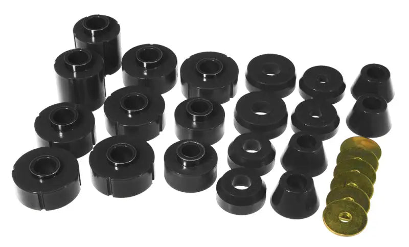 Prothane 73-77 Chevy K10 Blazer Body Mount Kit - Black - 7-106-BL