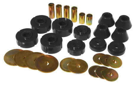 Automotive suspension bushing kit for Chevy C10 body mount kit in black