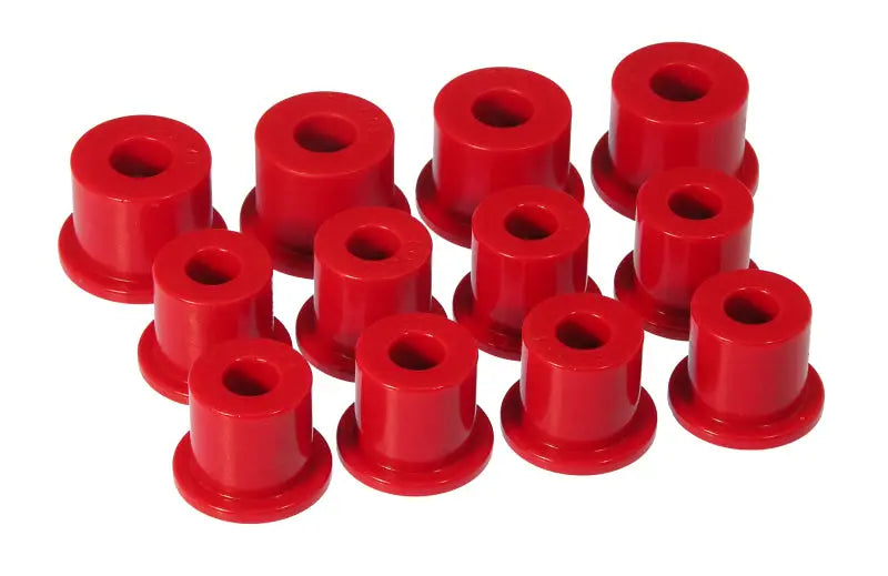 Prothane 80-86 Nissan 720 2/4wd Spring & Shackle Bushings - Red - Truck Automotive