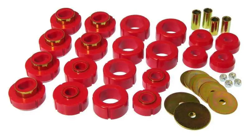 Prothane Prothane 81-91 Chevy K10 Blazer Body Mount Kit - Red