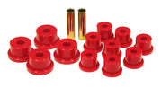 Prothane 85-88 Suzuki Samurai Spring & Shackle Bushings (OEM Shackles) - Red - Truck Automotive