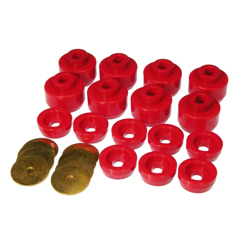 Prothane 7-141 Prothane 99-06 Chevy Silverado 2/4wd Body Mounts - Red