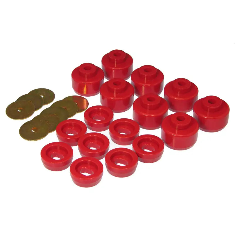 Prothane 7-148 Prothane 99-07 Chevy Silverado Canadian Model Body Mount - Red