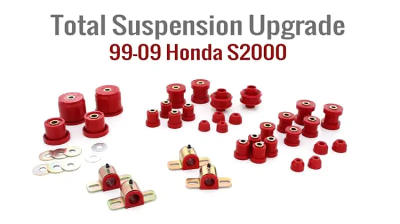 Prothane 99-09 Honda S2000 Total Kit Red suspension components