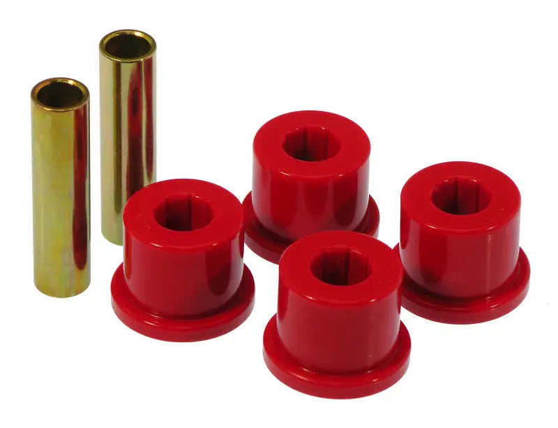 Prothane GM 2/4wd Rear 1.5in OD Frame Shackle Bushings - Red - Truck & Automotive