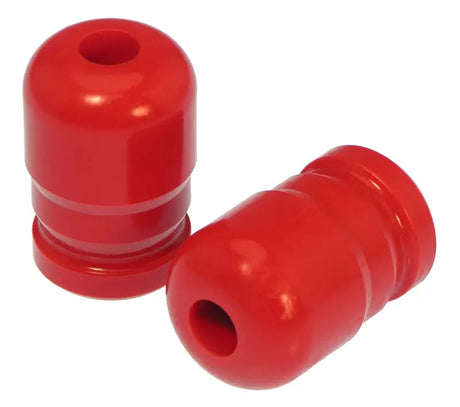 Red rubber bumpers with holes for Jeep Wrangler bump stop in Prothane Jeep Wrangler kit