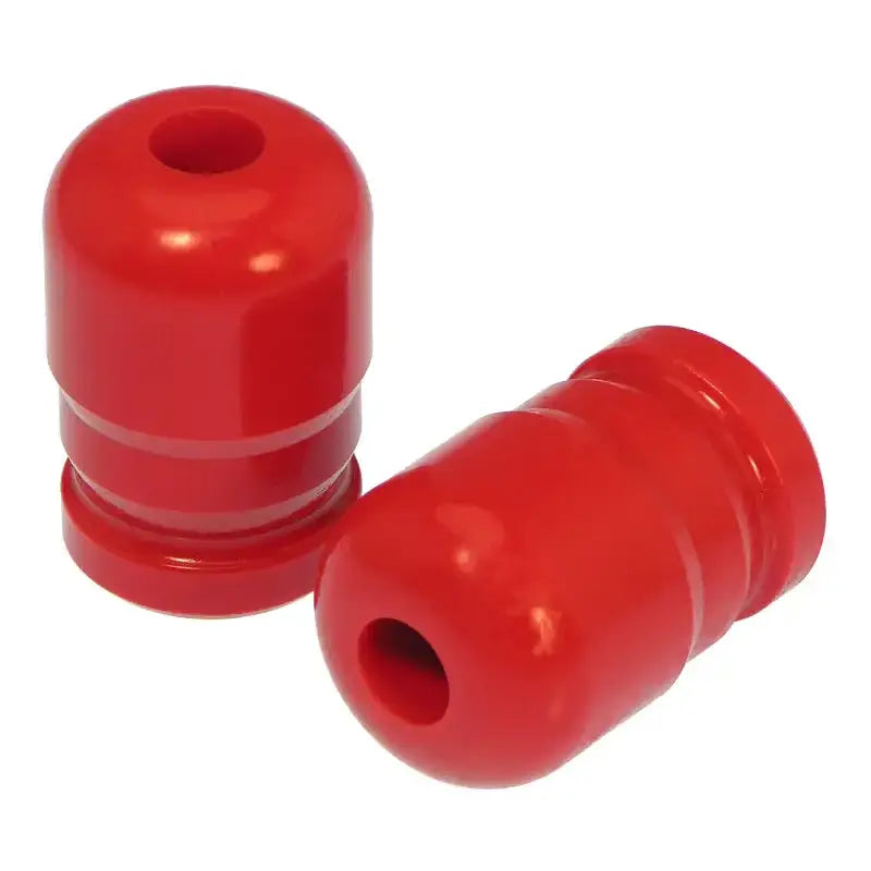 Red rubber bumpers with holes for Jeep Wrangler bump stop in Prothane Jeep Wrangler kit