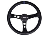 PRP Deep Dish Leather Steering Wheel- Blue - Truck & Automotive