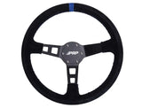 PRP Deep Dish Suede Steering Wheel- Blue - Truck & Automotive