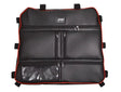 Black and orange PRP RZR Ovrhead Bag with multiple zippered compartments for RZR Ovrhead Bag Carb Fbr