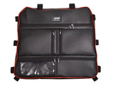 Black and orange PRP RZR Ovrhead Bag with multiple zippered compartments for RZR Ovrhead Bag Carb Fbr