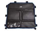 Voodoo Blue PRP RZR Ovrhead Bag with multiple zippers and clear window pocket