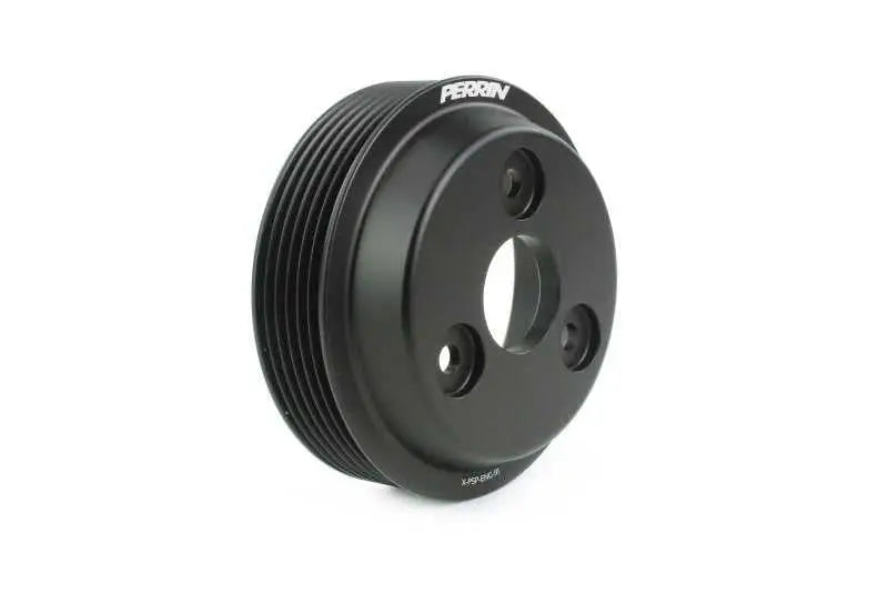 Perrin Performance PSP-ENG-112BK Perrin 2020+ Subaru Forester / Crosstrek Lightweight Water Pump Pulley - Black