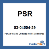03-04504-29 Psr Psr Adjustable Off-Road Kick Stand Honda Crf450X - RV and Auto Parts