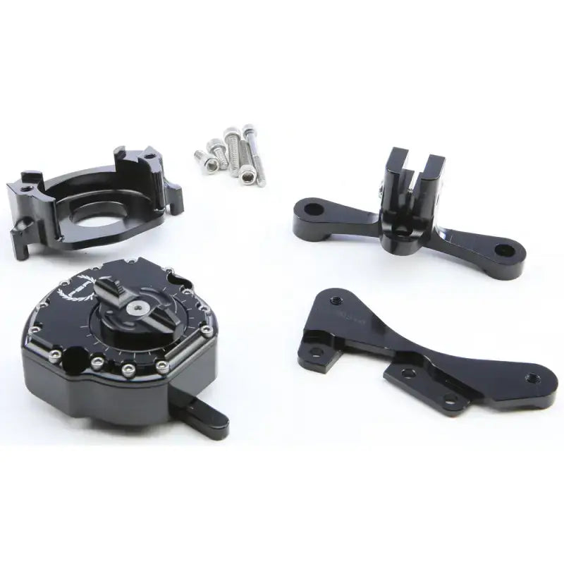 PSR Steering Damper Kit Black Bmw for Powersports