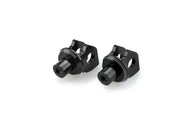 Footpeg Adapter Black Kaw