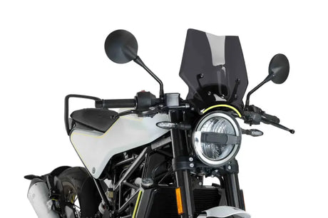 PUIG Windscreen Naked New Gen Sport Dark Smoke for Powersports
