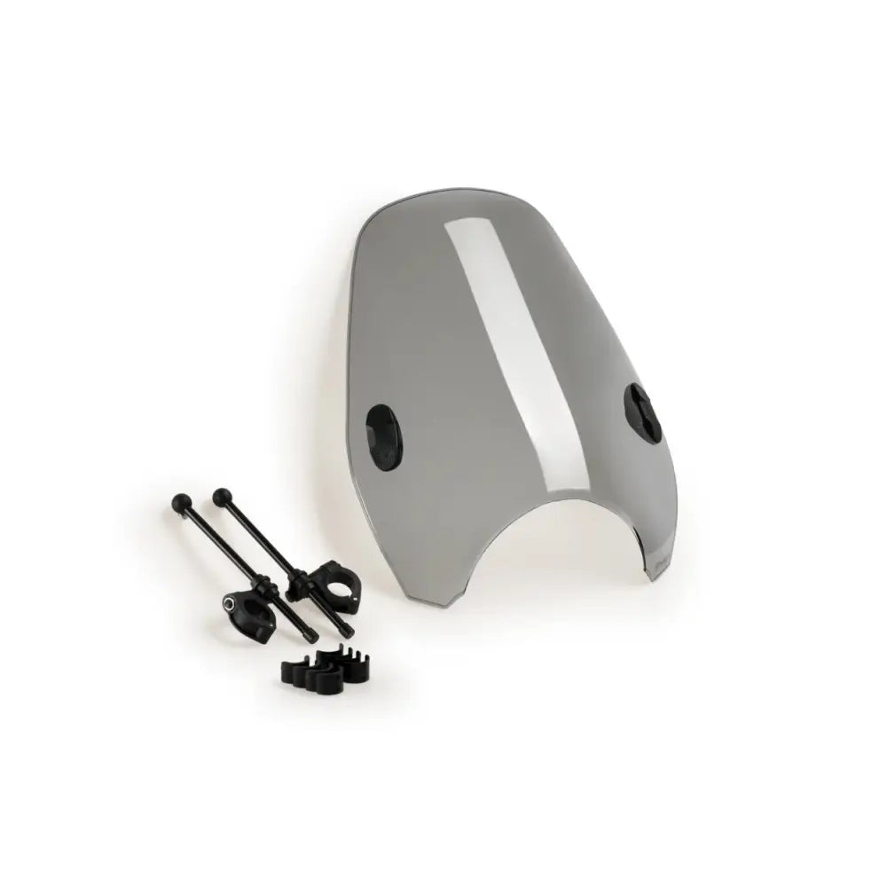 Puig Universal Mount Windscreen Windshield/Windscreen 0336H - Smoke Custom
