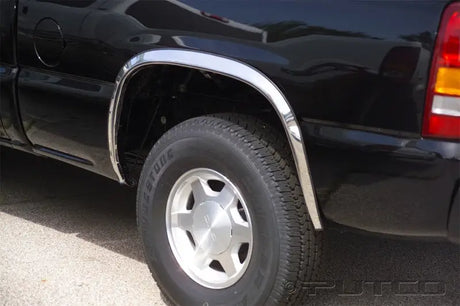 Putco 00-06 Chevrolet Suburban - Full w/o Fender Flares - 1.5in Wide Stainless Steel Fender Trim - 97105