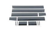 Putco 07-13 GMC Sierra Crew Cab 5.5ft Box - 6in Wide - 12pcs Black Platinum Rocker Panels - 9751214BP