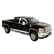 Putco 07-13 Silverado Ext Cab 6.5 Short Box - 6in Wide - 14pcs Stainless Steel Rocker Panels - 9751204