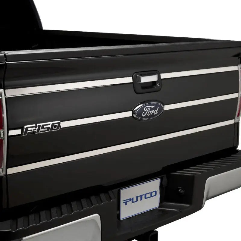 Putco 402702 Putco 09-14 Ford F-150 - SS Tailgate Accent - 6pcs (3 Horizontal Lines) Tailgate Accents - 402702