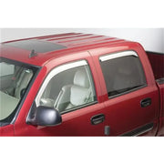 Putco 09-18 Ram 1500 - Crew Cab (Set of 4) Excl Rebel Model Element Chrome Window Visors - 480137
