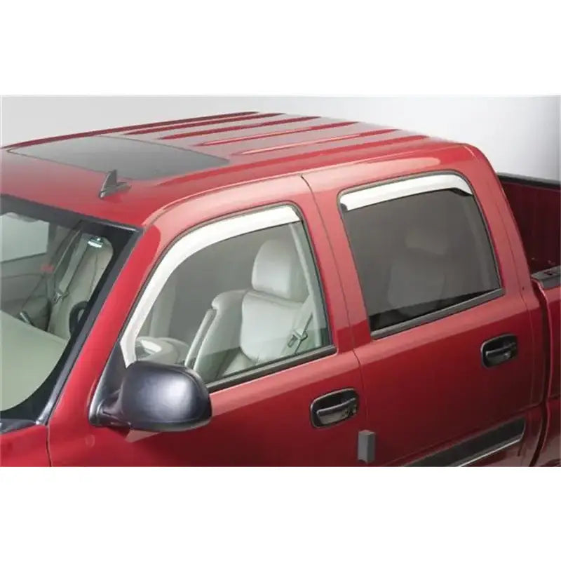 Putco 09-18 Ram 1500 - Crew Cab (Set of 4) Excl Rebel Model Element Chrome Window Visors - 480137