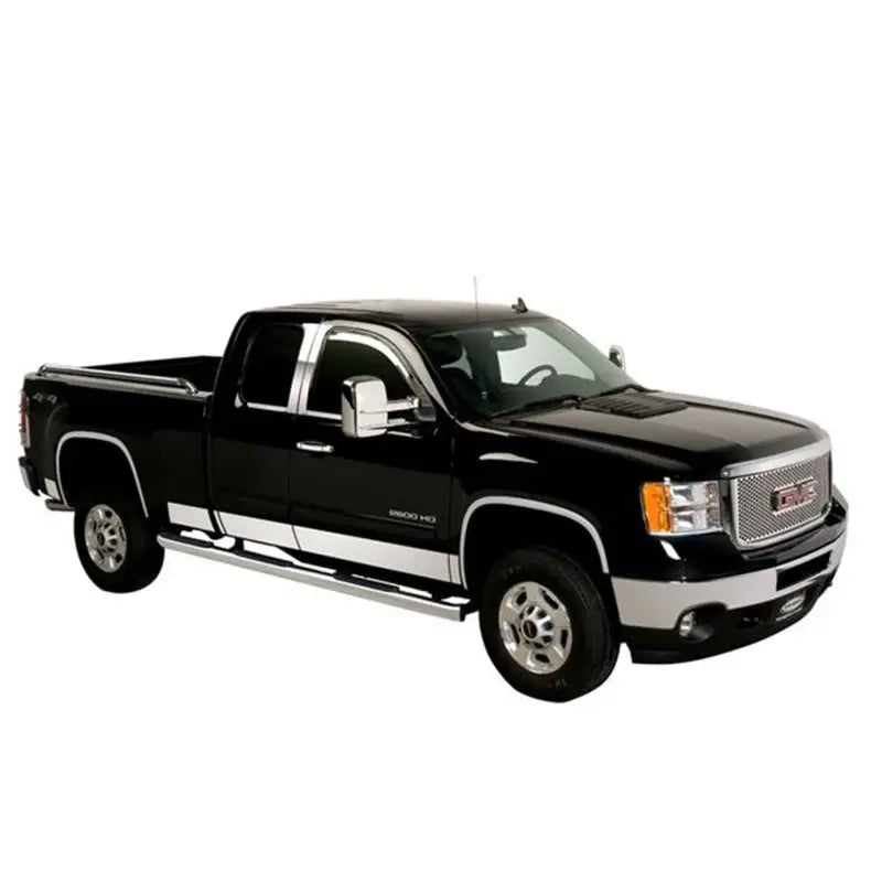 Putco 9751225 Putco 14-18 Chevy Silv LD - Crew Cab - 6.5in Bed - 10pcs Stainless Steel Rocker Panels - 9751225