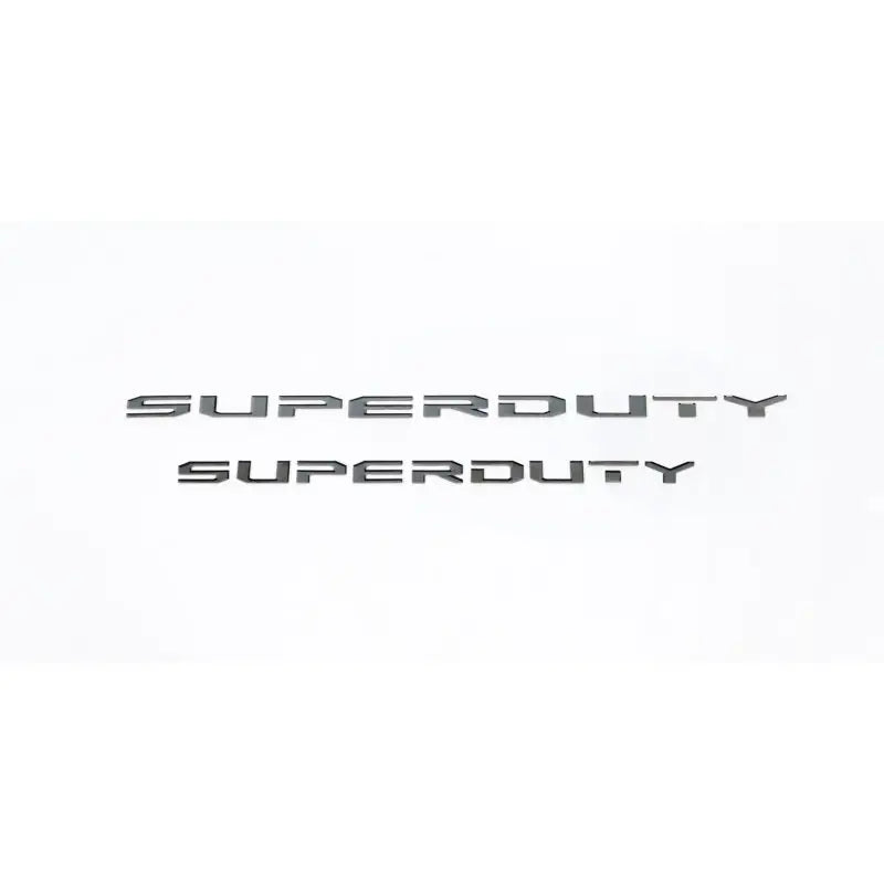 Putco 55552BPFD Putco 17-19 Ford SUPERDUTY Letters (Stamped/Black Platinum) Tailgate/Rear - 55552BPFD