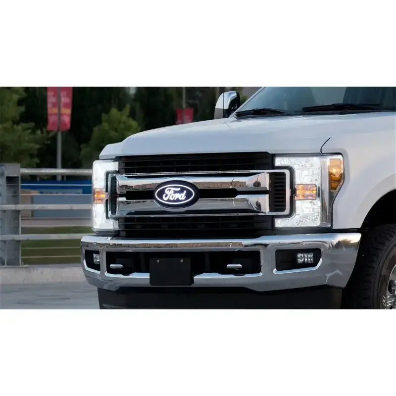 Putco 17-20 Ford SuperDuty Front Luminix Ford LED Emblem - w/o Camera CutOut - 92701