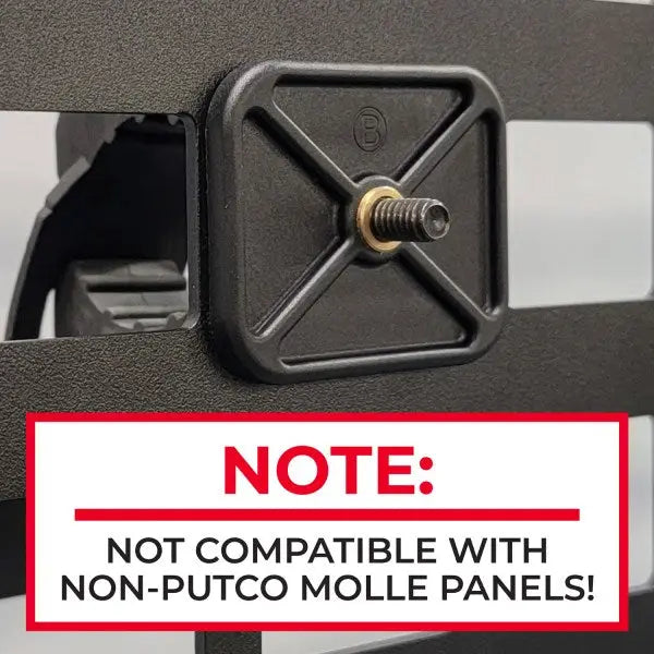 Putco Compatible With Bed Covers Molle Cargo Panel 195021 - Driver Side Silverado