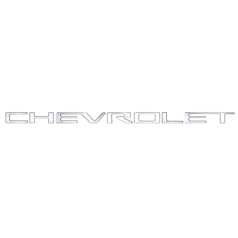 PUTCO 55551GM CHEVROLET LETTERING EMBLEMS; STAINL