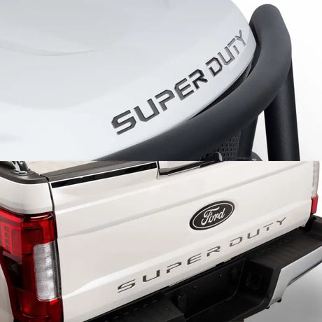 Putco 2023 Ford Super Duty Tailgate Letter (Black Platinum) - 55561BPFD - Lights