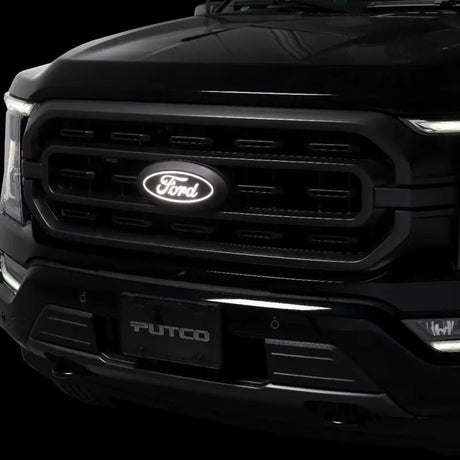 Putco 21-22 Ford F-150 Front Luminix Ford LED Emblem - w/ Camera CutOut - 92605
